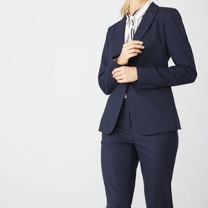 NWT Banana Republic Navy Pinstripe Suit